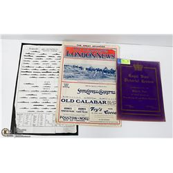 1916 WWI MAG, ROYALS IN AB 1939, WWII SHIP ID CHRT