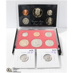 USA 1982-83 PROOF MINT SETS W/JFK $.50 +90% $.10