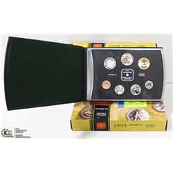 2 PCS. CANADIAN SPECIMEN SETS 1998 1999
