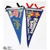 Image 1 : LOT OF 2 VINTAGE PENNANTS
