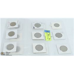 USA LOT-  3 VER. OF $1, + 6- 1970'S JFK HALVES