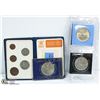 Image 1 : 4 COMMERATIVE BRITISH CROWNS 1965-81+ 2 OTHER SETS