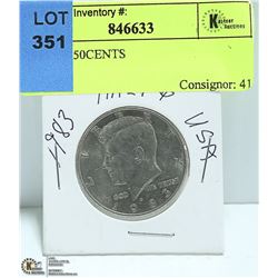 1983 US 50CENTS
