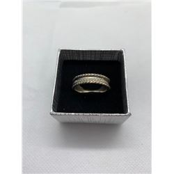 SPINNER RING, SILVER, 5.8 GRAMS, SIZE 12 1/4