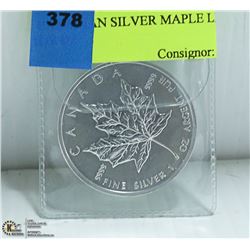 .999 CANADIAN SILVER MAPLE LEAF 1 TROY OZ