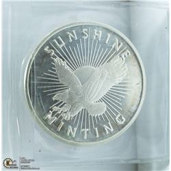 1OZ SUNSHINE 1 TROY OZ .999 SILVER