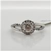 Image 1 : 41) PLATINUM DIAMOND RING