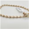 Image 1 : 12) 14 K WHITE AND YELLOW GOLD DIAMOND BRACELET