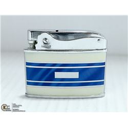 1960'S HADSON BLUE ENAMEL LIGHTER NEW IN BOX