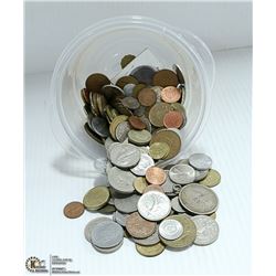 1 BOX FOREIGN COIN