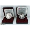 Image 1 : 1994-1995 CANADIAN CAMEO .99 PURE SILVER DOLLARS $