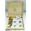 Image 1 : BOX OF HIGH SILVER COINS VARIOUS YEARS GRADES