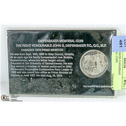 DIEFENBAKER CANADIAN MEMORIAL COIN