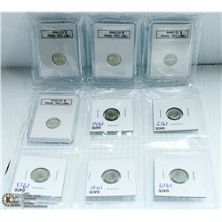 5 CAN. KING GEO. VII $.05 .99 SIL,   4 - 1967 $.10