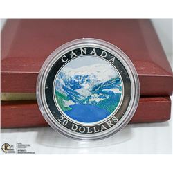 1 OZ. .999 PURE SILVER CANADIAN COIN "ROCKIES"