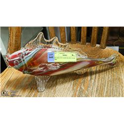 DECORATIVE HAND BLOWN GLASS FISH