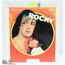 VINTAGE 1976 ROCKY VIDEO DISC