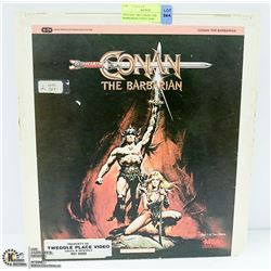 VINTAGE 1983 CONAN THE BARBARIAN VIDEO DISC