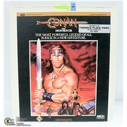 VINTAGE 1985 CONAN THE DESTROYER VIDEO DISC