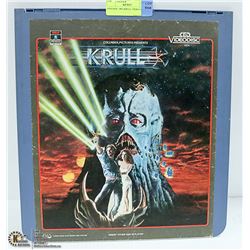 VINTAGE 1983 KRULL VIDEO DISC