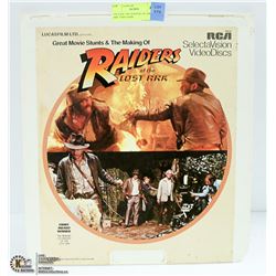 VINTAGE 1981 RAIDERS OF THE LOST ARK VIDEO DISC