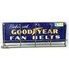 Image 1 : VINTAGE GOODYEAR MARKETING DISPLAY SIGN, 19 X 8