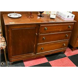ESTATE VINTAGE 3-DRAWER WITH 2-SHELF SIDE