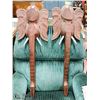 Image 1 : LARGE WOOD PAIR OF ELEPHANTS APPROX 3FT TALL