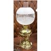 Image 1 : BRASS OIL LAMP CONVERTED TO ELECTRIC WITH