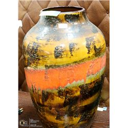 LARGE VINTAGE WEST GERMAN VASE APPROX 20 " TALL