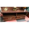 Image 1 : WOOD ENTERTAINMENT CENTRE / COFFEE TABLE