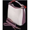 Image 2 : NEW B.LUSH TWO TONE MAUVE/CREAM PURSE WITH