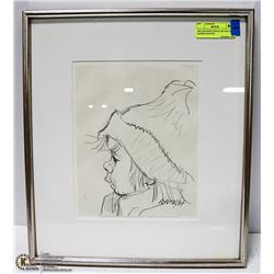 1984 GRAPHITE PENCIL BY WILLIAM ARTHUR WINTER