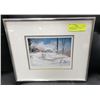 Image 1 : FRAMED AND SIGNED PRINT BY WILLIAM BITTLE 13 X 11