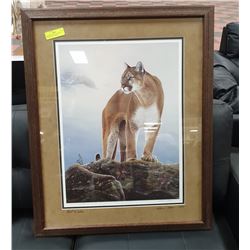 GLEN OLSEN "HIGH AND MIGHTY COUGAR" PRINT 142/350