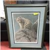Image 1 : ROBERT BATEMAN FRAMED 'YOUNG LEOPARD' PRINT