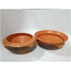 ROYAL HAEGER BOWL 2PCS POTTERY