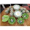 Image 1 : 30 PC TEMP-TATIONS FIGURAL FLORAL DISH SET