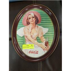 VINTAGE COCA COLA COLLECTORS METAL TRAY APPROX
