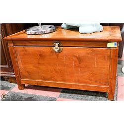 WOOD STORAGE CHEST 36" X 20" X 20"