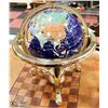 Image 1 : NATURAL STONE INLAY GLOBE