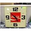 Image 1 : 1970'S ORIGINAL COCA COLA CLOCK (WORKING!)