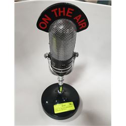1970'S "ON THE AIR" RADIO MICROPHONE, BATTERY RUN
