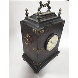 ANTIQUE STYLE MANTLE CLOCK 12" TALL