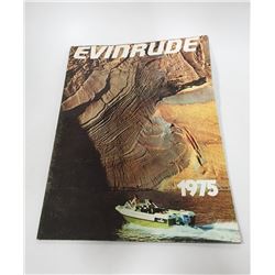VINTAGE 1975 EVINRUDE BOAT BROCHURE