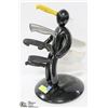 Image 1 : KNIFE HOLDER MAN & KNIVES