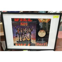 FRAMED KISS "DESTROYER" ALBUM