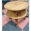 Image 1 : MID CENTURY WALNUT TWO TIER END TABLE