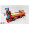 Image 1 : VINTAGE WIND-UP PLATFORM TRUCK (WORKING)
