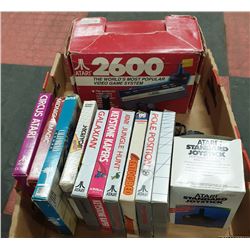 VINTAGE ATARI 2600 VIDEO GAME SYSTEM IN ORIGINAL